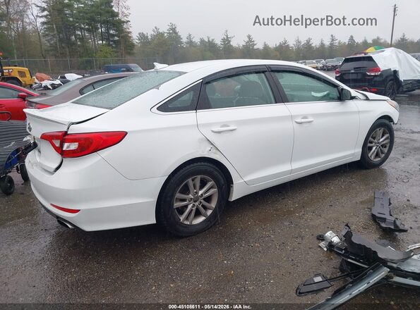 5NPE24AFXGH332969 2016 HYUNDAI SONATA Белый Задняя правая четверть