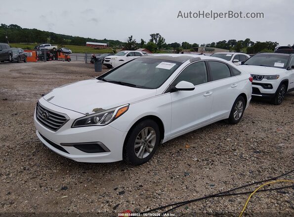 5NPE24AFXGH361971 2016 HYUNDAI SONATA White Front left
