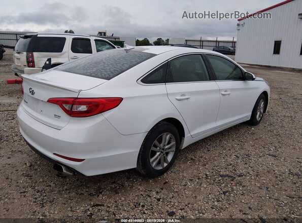 5NPE24AFXGH361971 2016 HYUNDAI SONATA White Rear right