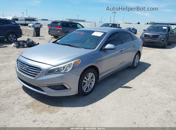 5NPE24AFXHH493470 2017 HYUNDAI SONATA Silver 
