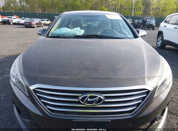 5NPE24AFXHH553361 2017 HYUNDAI SONATA Gray Вид щитка приладів
