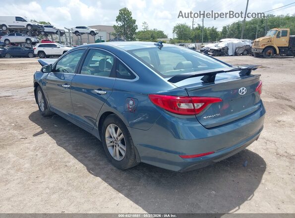5NPE24AFXHH581807 2017 HYUNDAI SONATA Blue Rear left