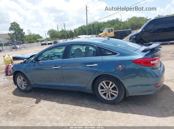 5NPE24AFXHH581807 2017 HYUNDAI SONATA Blue 