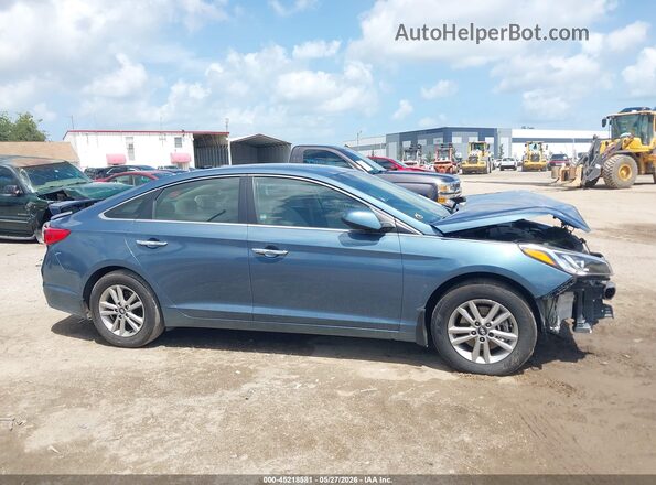 5NPE24AFXHH581807 2017 HYUNDAI SONATA Blue 360 interior view