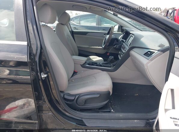 5NPE24AFXJH676387 2018 HYUNDAI SONATA Black Vista interior delantera