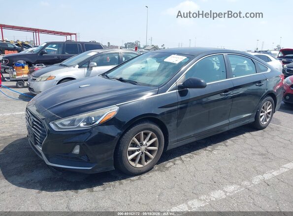 5NPE24AFXJH676387 2018 HYUNDAI SONATA Black Vista frontal