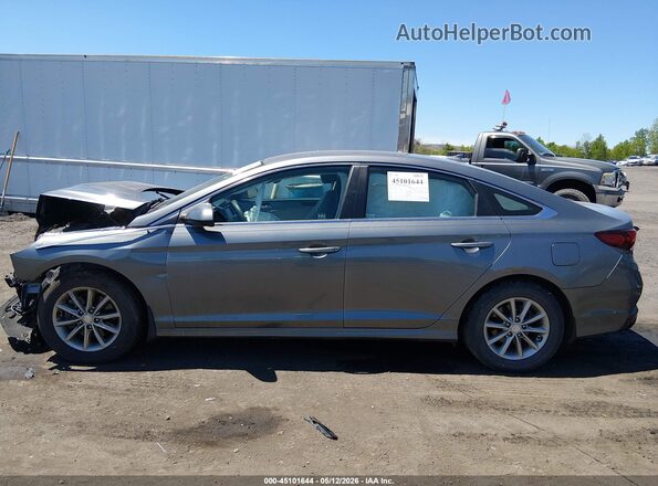 5NPE24AFXKH743393 2019 HYUNDAI SONATA Gray სალონის 360-გრადუსიანი ხედი