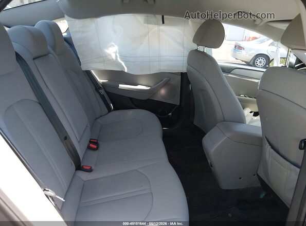 5NPE24AFXKH743393 2019 HYUNDAI SONATA Gray VIN კოდის სტიკერის ხედი