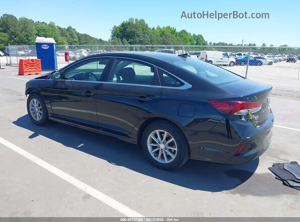 5NPE24AFXKH744169 2019 HYUNDAI SONATA Black Rear left