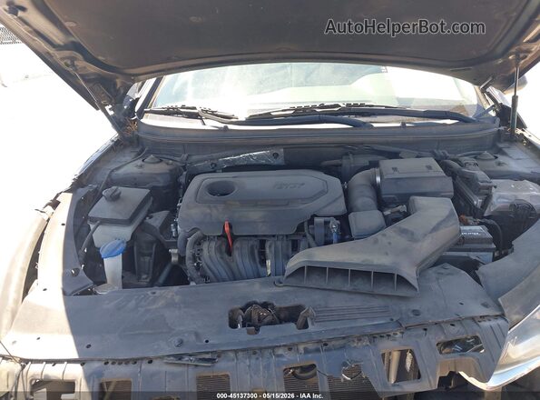 5NPE24AFXKH744169 2019 HYUNDAI SONATA Black Rear view