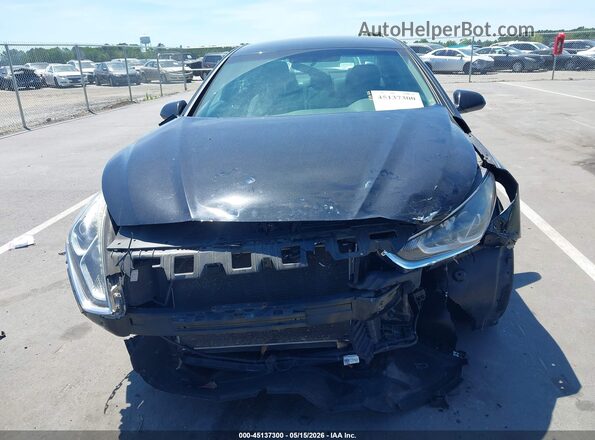 5NPE24AFXKH744169 2019 HYUNDAI SONATA Black Front view
