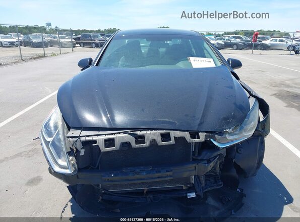 5NPE24AFXKH744169 2019 HYUNDAI SONATA Black Rear interior view