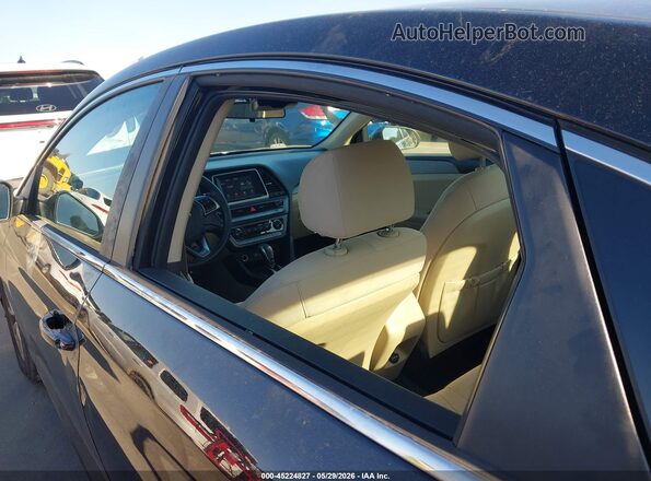 5NPE24AFXKH767127 2019 HYUNDAI SONATA Black Front view