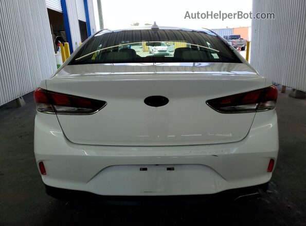 5NPE24AFXKH777334 2019 HYUNDAI SONATA White Vista trasera