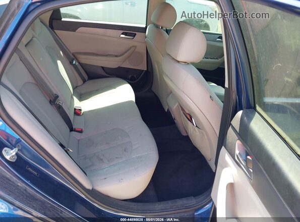 5NPE24AFXKH795915 2019 HYUNDAI SONATA Blue Vista de la etiqueta del VIN