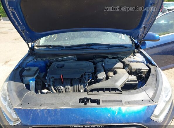 5NPE24AFXKH795915 2019 HYUNDAI SONATA Blue Vista trasera