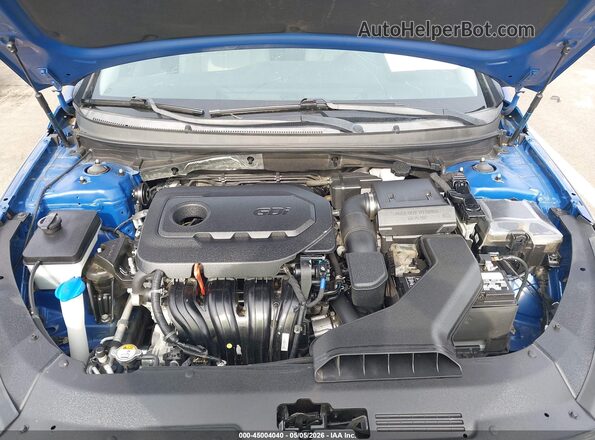 5NPE24AFXKH802832 2019 HYUNDAI SONATA Blue Vista trasera