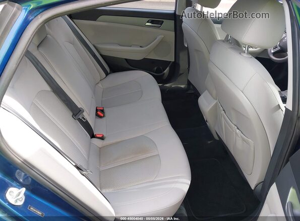 5NPE24AFXKH802832 2019 HYUNDAI SONATA Blue Vista de la etiqueta del VIN