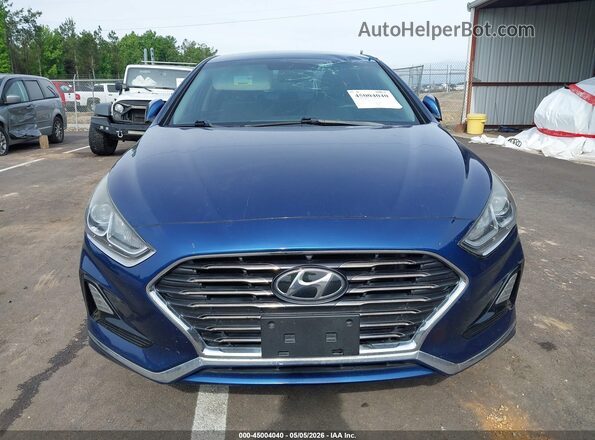 5NPE24AFXKH802832 2019 HYUNDAI SONATA Blue Vista del cuadro de instrumentos