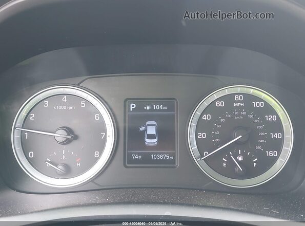 5NPE24AFXKH802832 2019 HYUNDAI SONATA Blue Vista de los asientos traseros