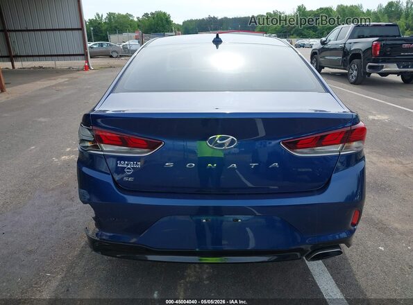 5NPE24AFXKH802832 2019 HYUNDAI SONATA Blue 