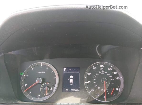 5NPE34AB2HH458951 2017 HYUNDAI SONATA Серый Вид задних сидений