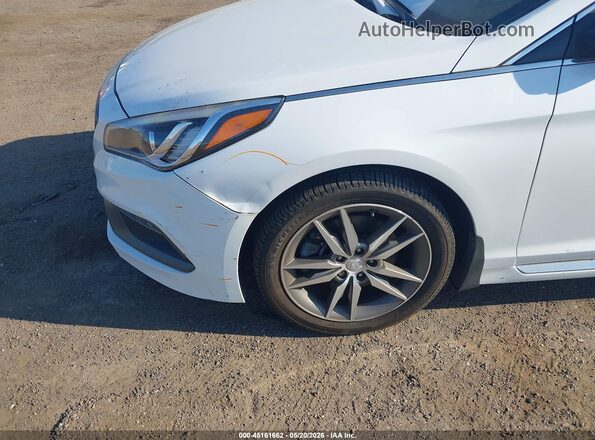 5NPE34AB2HH465575 2017 HYUNDAI SONATA White Vista frontal