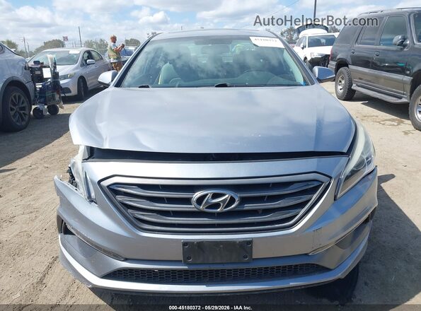 5NPE34AF0HH444467 2017 HYUNDAI SONATA Серебряный Вид щитка приборов