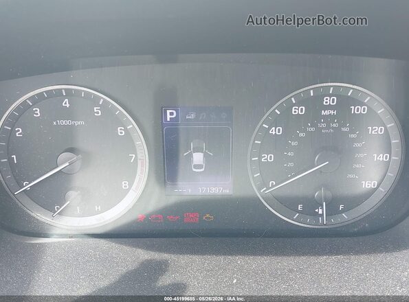 5NPE34AF0HH483026 2017 HYUNDAI SONATA White Вид задніх сидінь