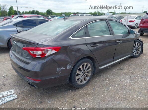 5NPE34AF0HH544598 2017 HYUNDAI SONATA Gray Tył prawy