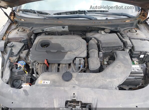 5NPE34AF0HH544598 2017 HYUNDAI SONATA Gray Widok z tyłu