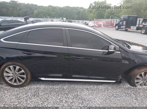 5NPE34AF0HH547632 2017 HYUNDAI SONATA Black Instrument cluster view