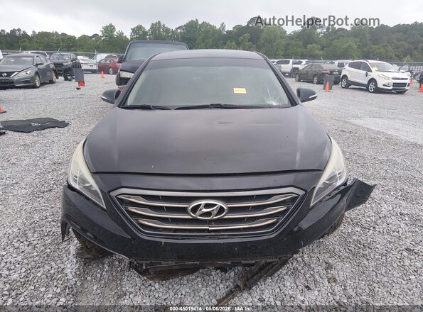 5NPE34AF0HH547632 2017 HYUNDAI SONATA Black Dashboard view