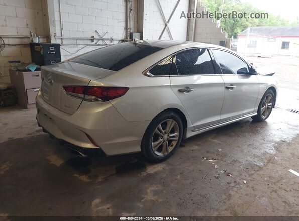 5NPE34AF0JH606491 2018 HYUNDAI SONATA Серебряный Задняя правая четверть