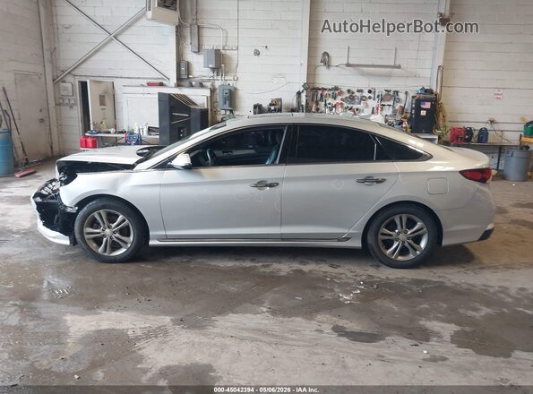 5NPE34AF0JH606491 2018 HYUNDAI SONATA Серебряный Панорамный вид салона 360°