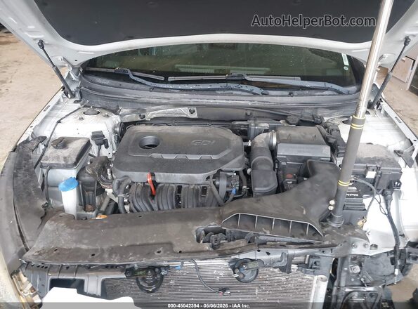 5NPE34AF0JH606491 2018 HYUNDAI SONATA Серебряный Вид сзади