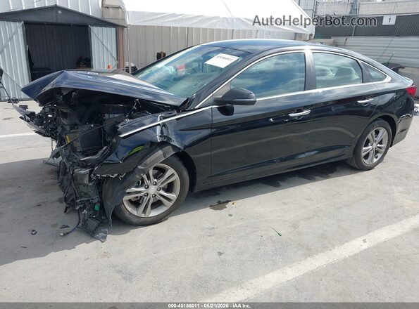 5NPE34AF0JH609472 2018 HYUNDAI SONATA Black 