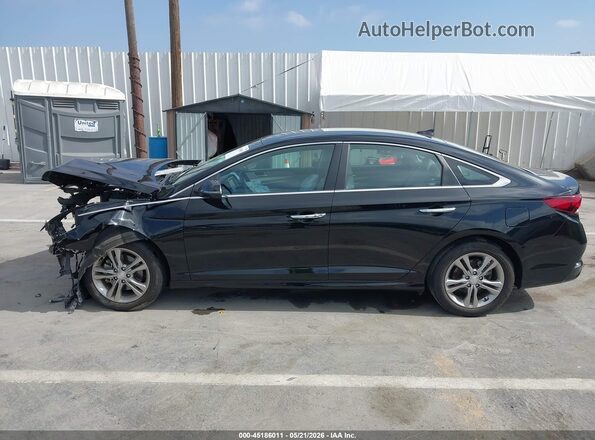 5NPE34AF0JH609472 2018 HYUNDAI SONATA Black 