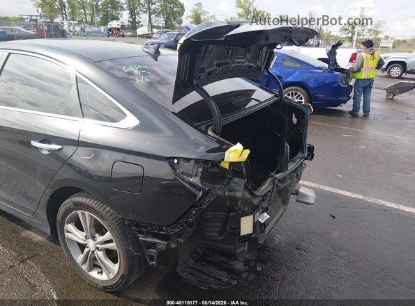 5NPE34AF0JH628149 2018 HYUNDAI SONATA Black 