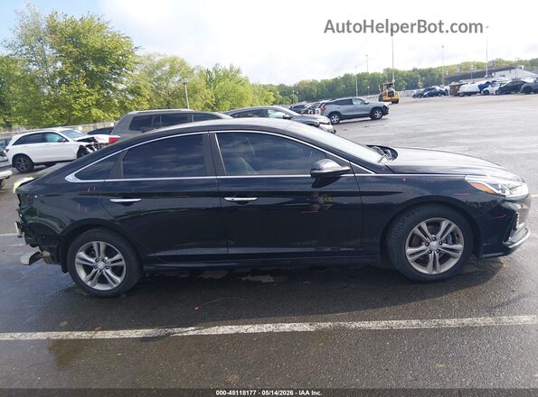 5NPE34AF0JH628149 2018 HYUNDAI SONATA Black 