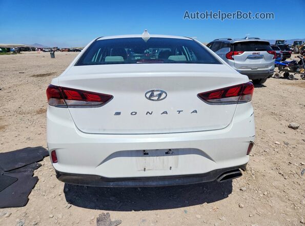 5NPE34AF0JH631150 2018 HYUNDAI SONATA Белый Вид сзади