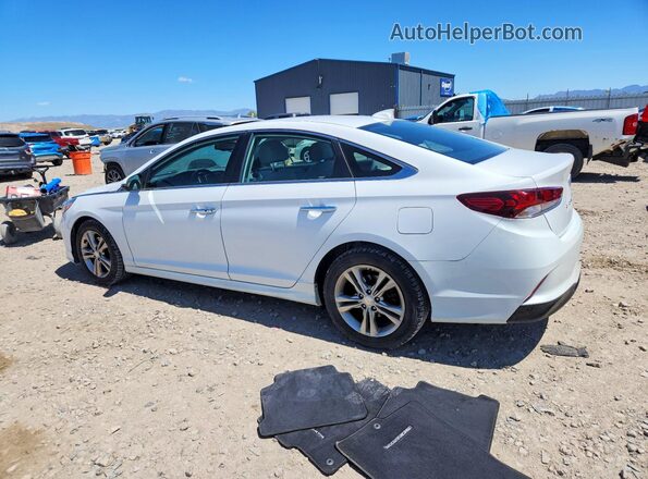 5NPE34AF0JH631150 2018 HYUNDAI SONATA Белый Задняя левая четверть