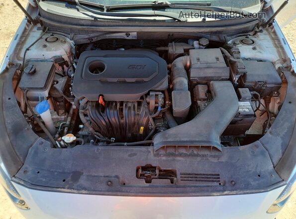 5NPE34AF0JH631150 2018 HYUNDAI SONATA Белый Вид задней части салона