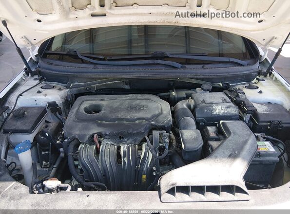 5NPE34AF0JH651883 2018 HYUNDAI SONATA White უკანა ხედი