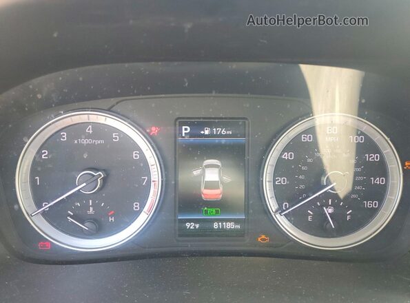 5NPE34AF0JH665573 2018 HYUNDAI SONATA Gray 