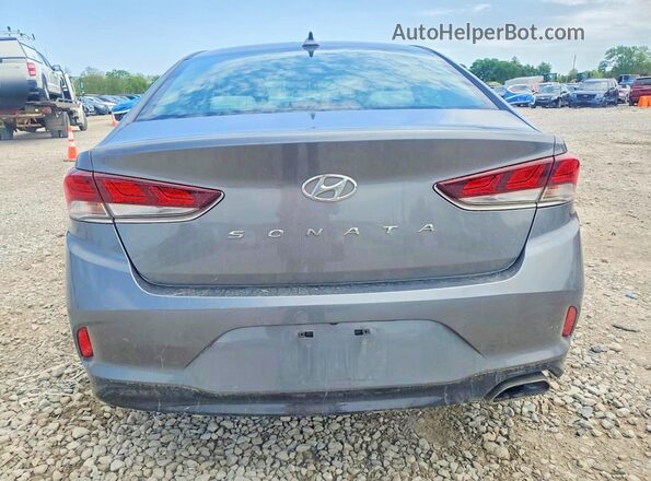 5NPE34AF0JH665573 2018 HYUNDAI SONATA Gray 