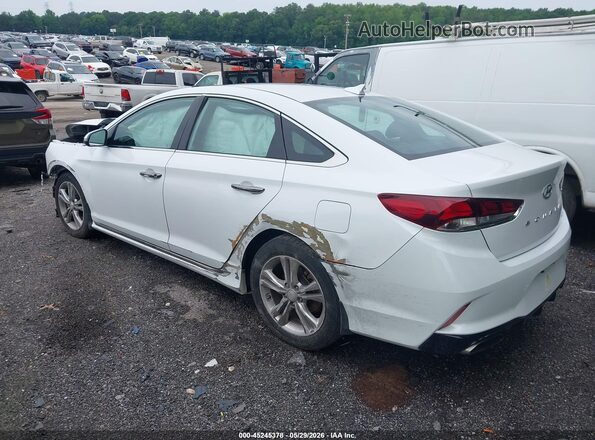 5NPE34AF0JH721060 2018 HYUNDAI SONATA White Հետևի ձախ