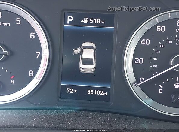 5NPE34AF0KH770454 2019 HYUNDAI SONATA Gray 