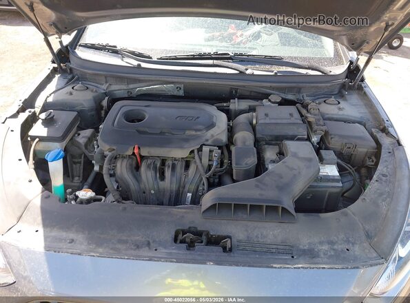 5NPE34AF0KH770454 2019 HYUNDAI SONATA Gray Rear view