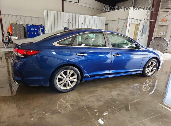 5NPE34AF0KH774293 2019 HYUNDAI SONATA Blue 